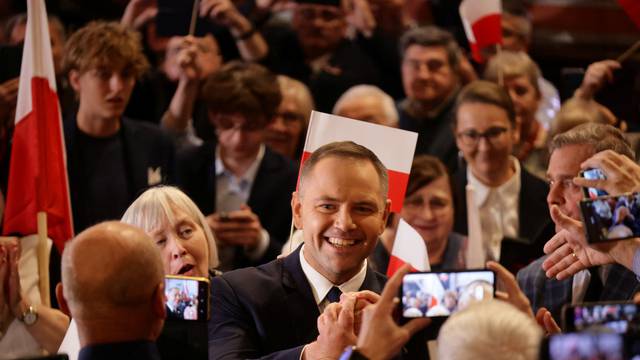 Historian Karol Nawrocki is announced as Poland's main opposition party Law and Justice (PiS) candidate for a presidential election in 2025