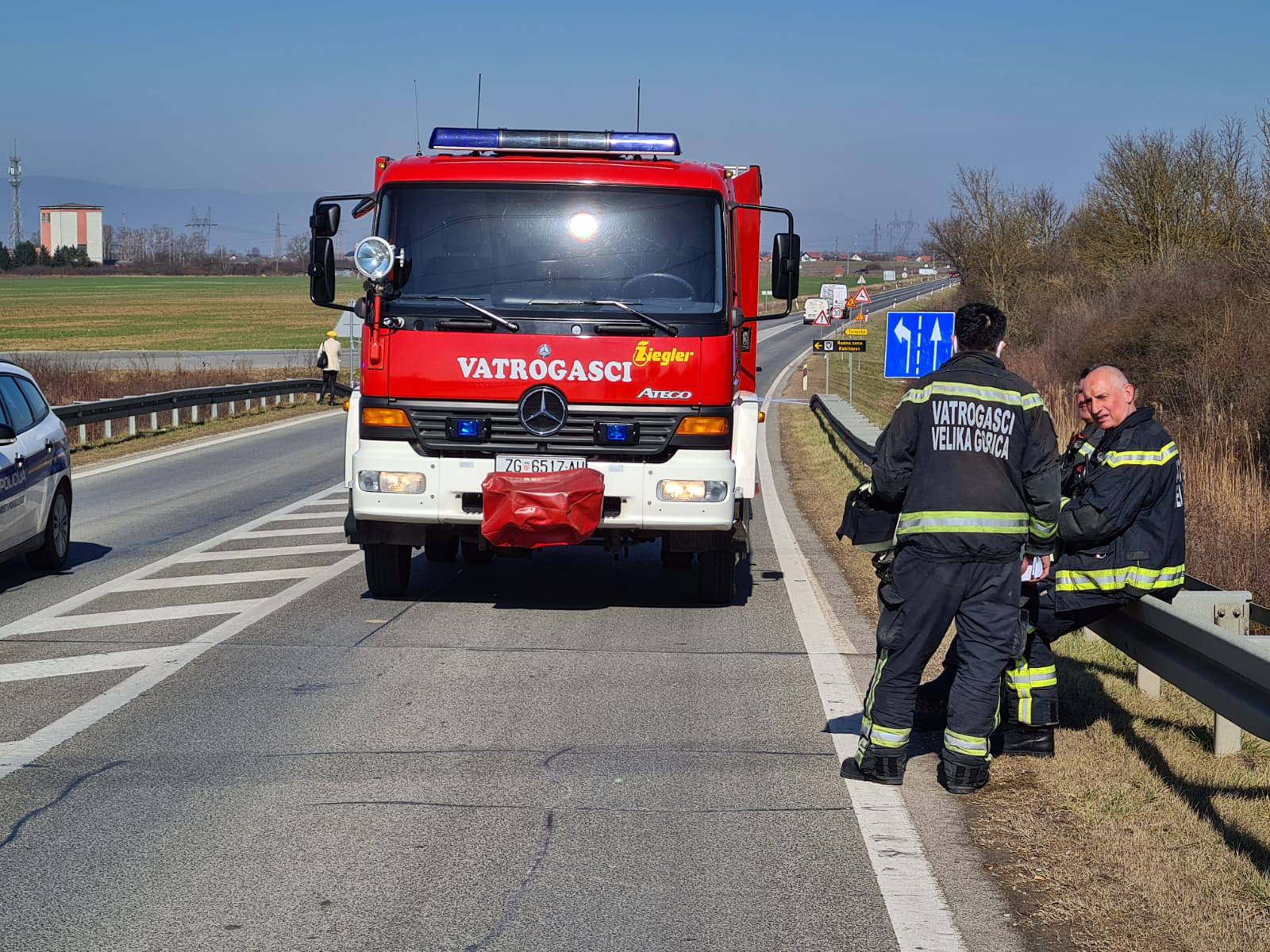 Sudar kamiona i auta blizu Velike Gorice, jedan mrtav