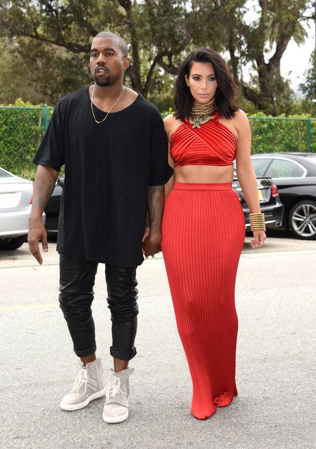 Kanye West and Kim Kardashian File Photo