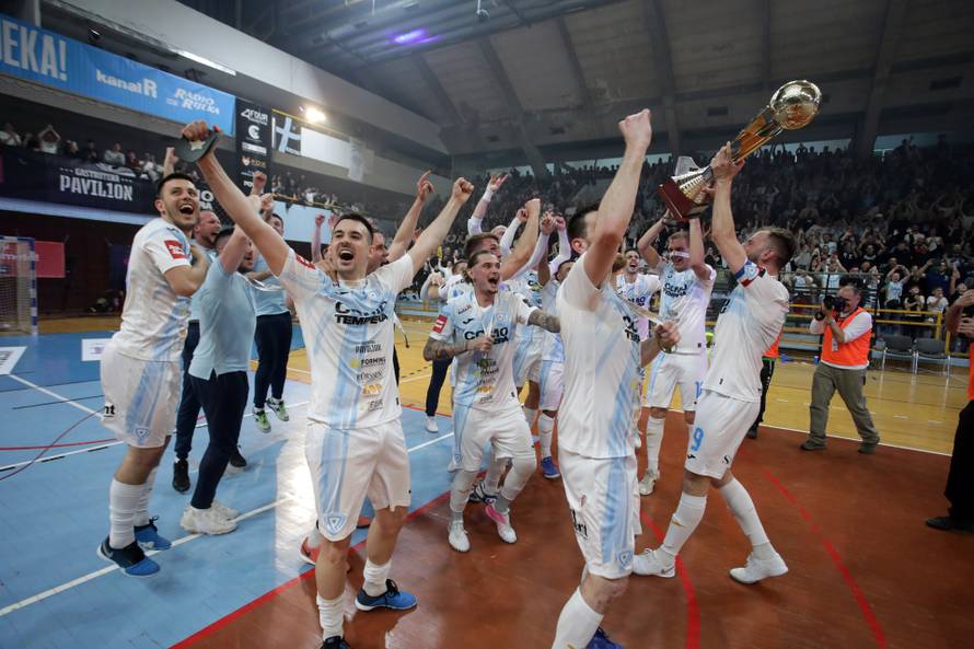 Futsalaši Rijeke svladali Dinamo 7:1 i osvojili svoj prvi trofej Hrvatskog kupa u povijesti