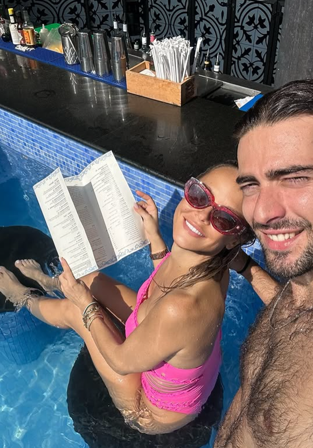 FOTO Samo luksuz u Dubaiju! Maja i Šime uskočili u kupaće kostime i osvježili se u bazenu