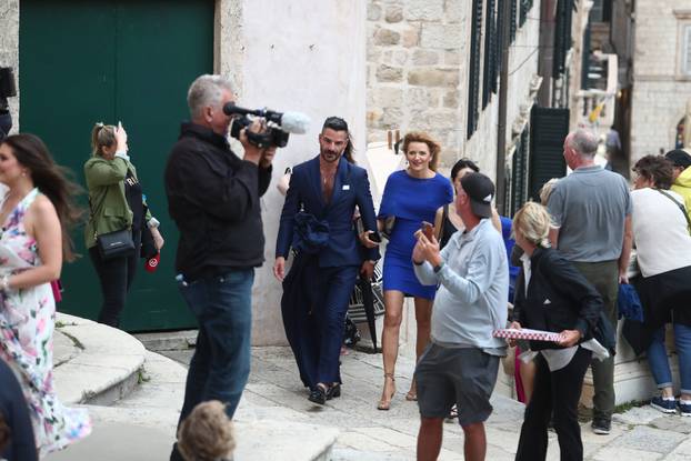 ARHIVA - 2024. Dubrovnik: Vjenčanje Nicole Artukovich i Liama Stewarta u crkvi sv.Ignacija