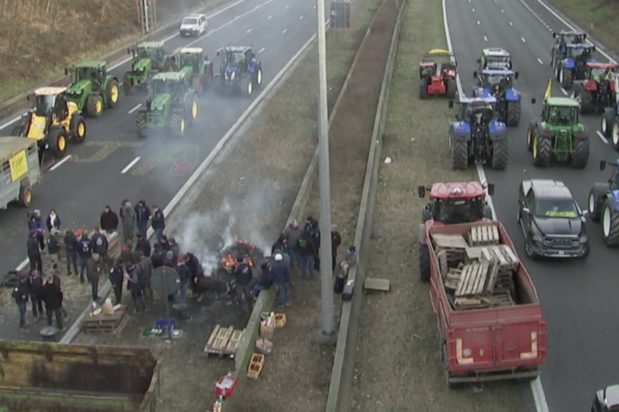 prosvjed belgijskih poljoprivrednika