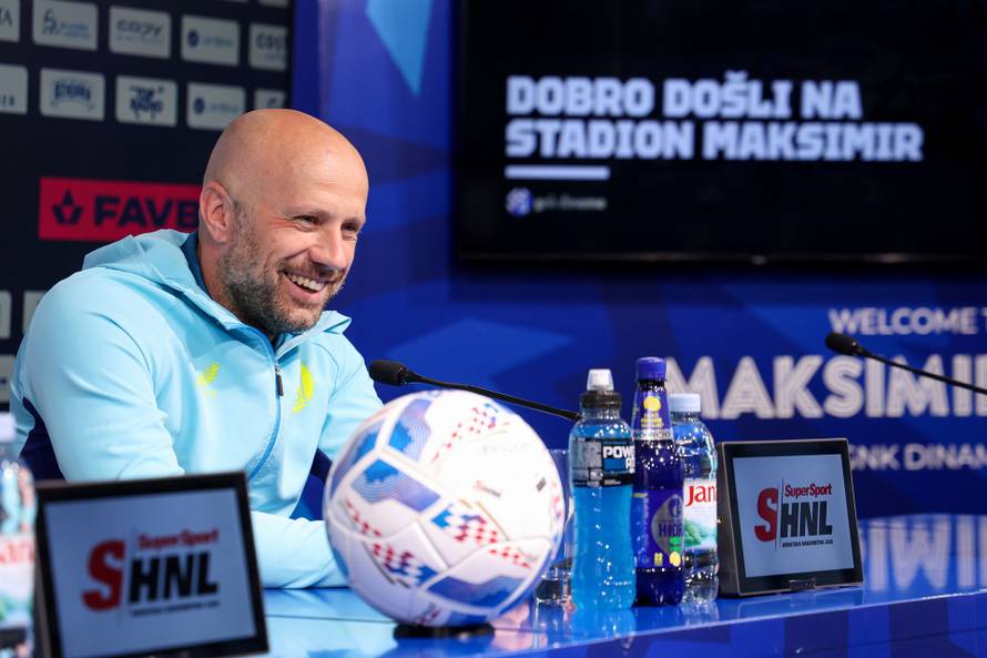 Zagreb:  Konferencija za medije  Sandra Perkovića treneran GNK Dinamo