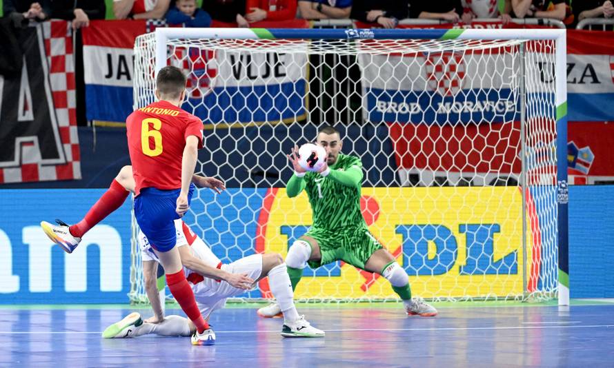 Susret Hrvatske i Španjolske u polufinalu Europskog prvenstva u futsalu