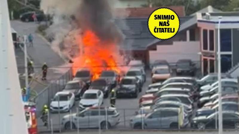 EKSKLUZIVNI VIDEO U Zagrebu gorjeli auti: 'Čula se eksplozija. I noć prije je bila drama...'