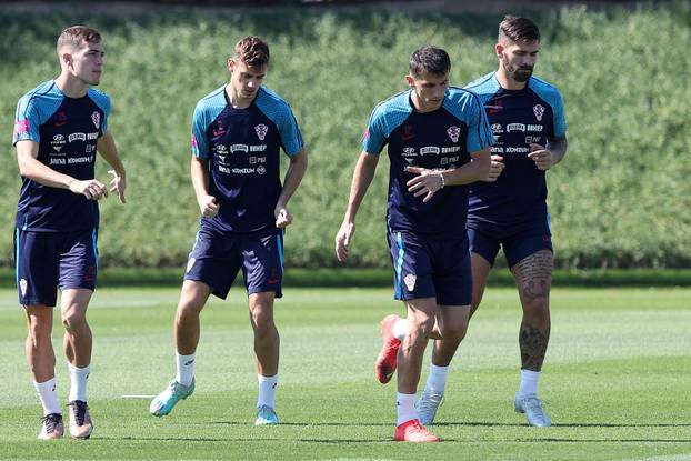 Doha: Trening hrvatske nogometne reprezentacije