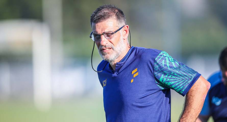 Zagreb: Slaven Bilić na prijateljskoj utakmici NK Lokomtiva-Al-Fateh