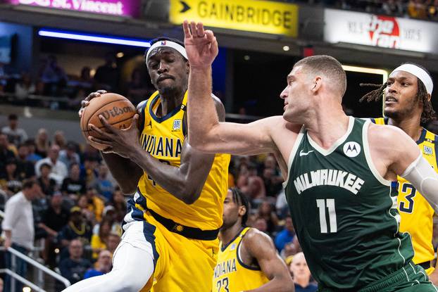 NBA: Playoffs-Milwaukee Bucks at Indiana Pacers