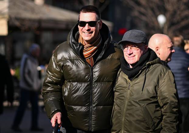 Zagreb: Mislav Herman s prijateljima na danu mimoza