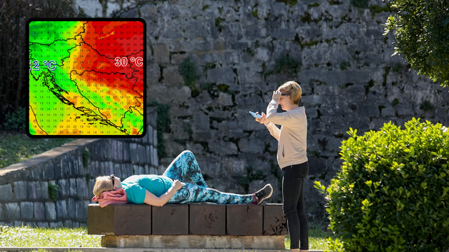 Danas oblačno uz moguću kišu, žuti alarm za veliki dio zemlje: Za vikend temperature do 30°C!