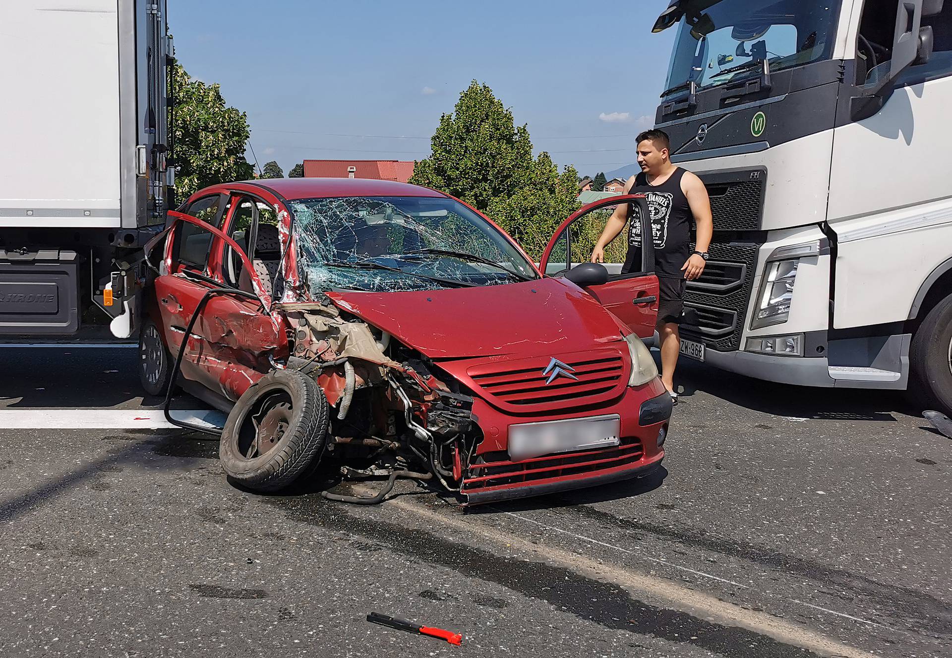 Prometna nesreća na autocesti Zagreb - Bregana