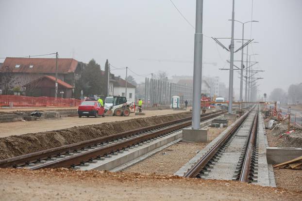 Radovi na Sarajevskoj cesti, proširenje ceste i gradnja nove tramvajske rute