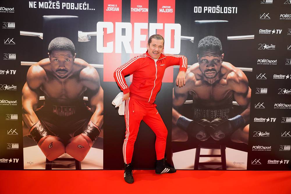 Na premijeri filma 'Creed III' u Zagrebu boksačko natjecanje, poznati su pokazali vještine