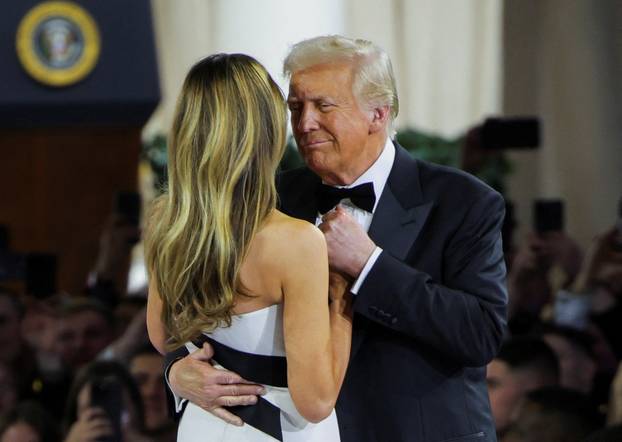 Commander in Chief Ball in honor of Donald Trump's inauguration in Washington