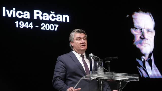 Milanović na komemoraciji za Račana: Bio je dobar čovjek, nije imao ni straha ni panike...