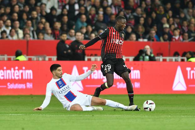 French football Ligue 1 match - OGC Nice vs Paris Saint Germain (PSG)