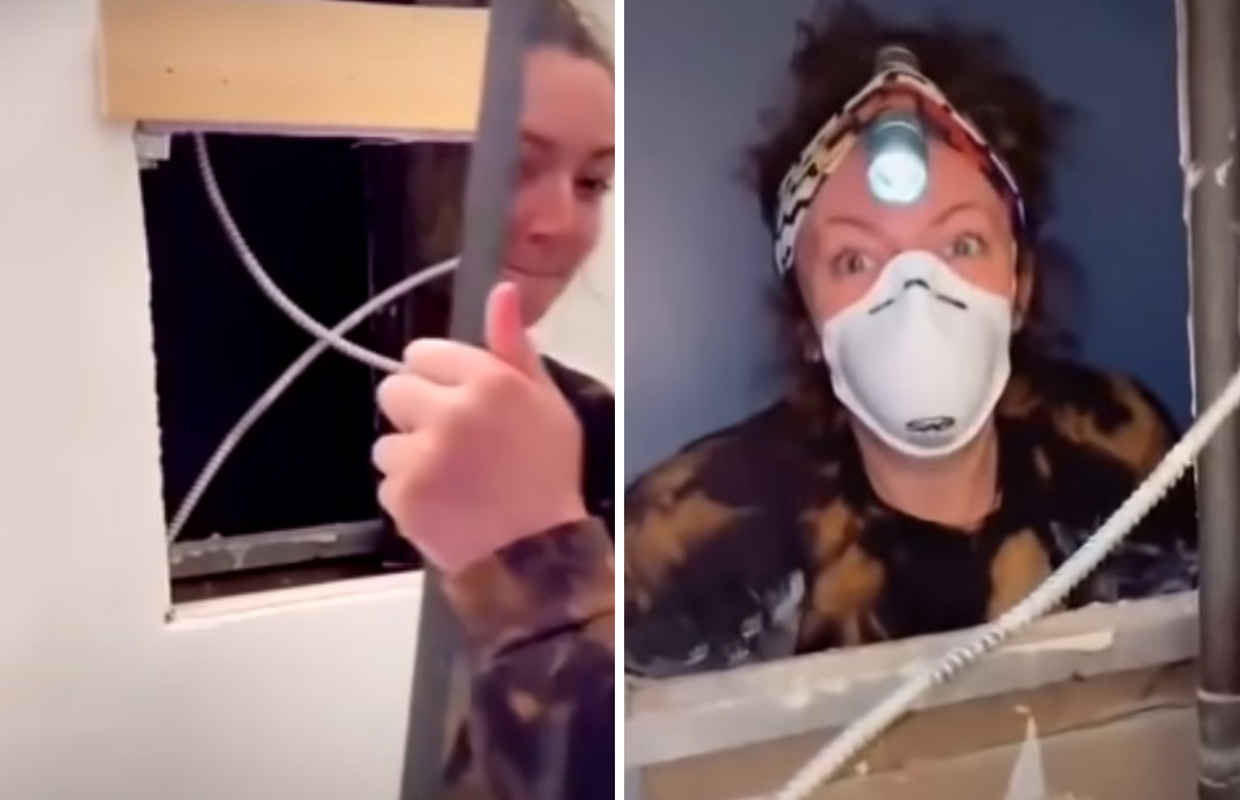 VIDEO U svojoj kupaoni otkrila tajni stan, uzela je čekić i ušla: 'Ovo je kao u drugoj dimenziji'