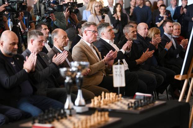 Zagreb: Predsjednik Zoran Milanovic na otvaranju šahovskog turnira Sanjin Španovic