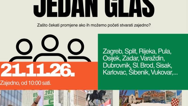 Dvije inicijative, prosvjedi dan za danom u više gradova u Hrvatskoj. Evo o čemu se radi