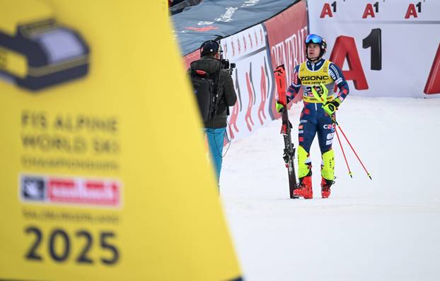 Saalbach: Svjetsko skijaško prvenstvo 2025 - muški slalom, prva vožnja