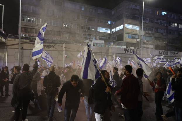 Anti-government protest in Tel Aviv
