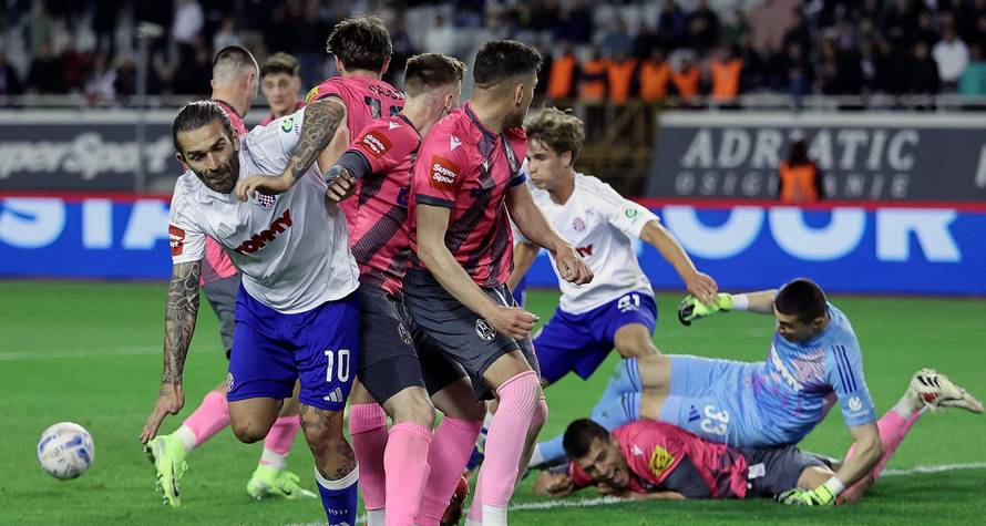 Split: HNK Hajduk i NK Lokomotiva u utakmici 29. kola Prve HNL