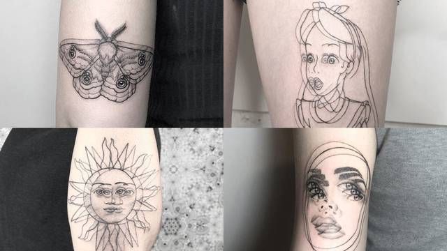 Tetovaže od kojih se vrti u glavi - umjetnica stvara optičke varke