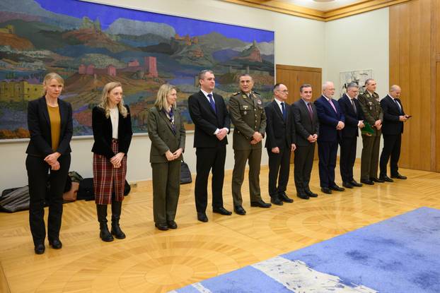 Zagreb: Predsjednik Republike Zoran Milanović primio glavnog tajnika NATO-a Marka Ruttea