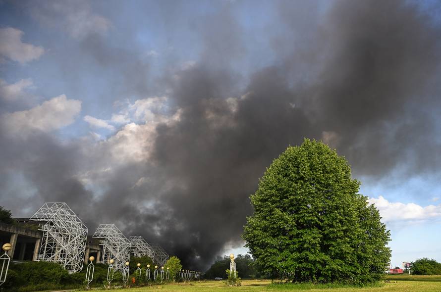 Zagreb: Buknuo požar kod sveučilišne bolnice 