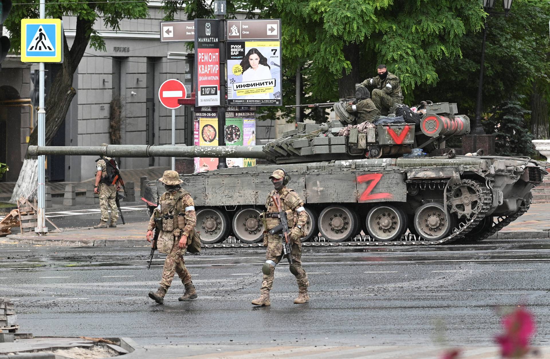 Wagner fighters deployed in Rostov-on-Don