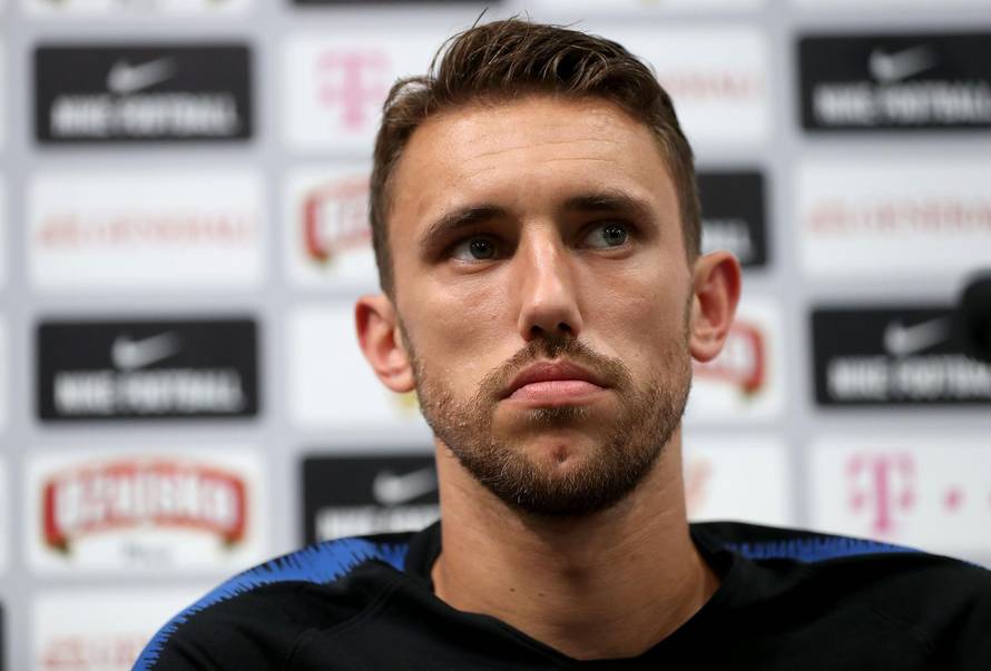 Prva konferencija za medije hrvatskih reprezentativaca nakon dolaska u Iličevo