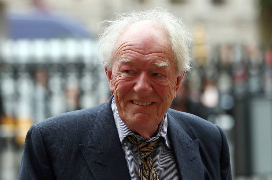 FILE PHOTO: Actor Michael Gambon attends a Service of Thanksgiving for Sir Peter Hall at Westminster Abbey in London