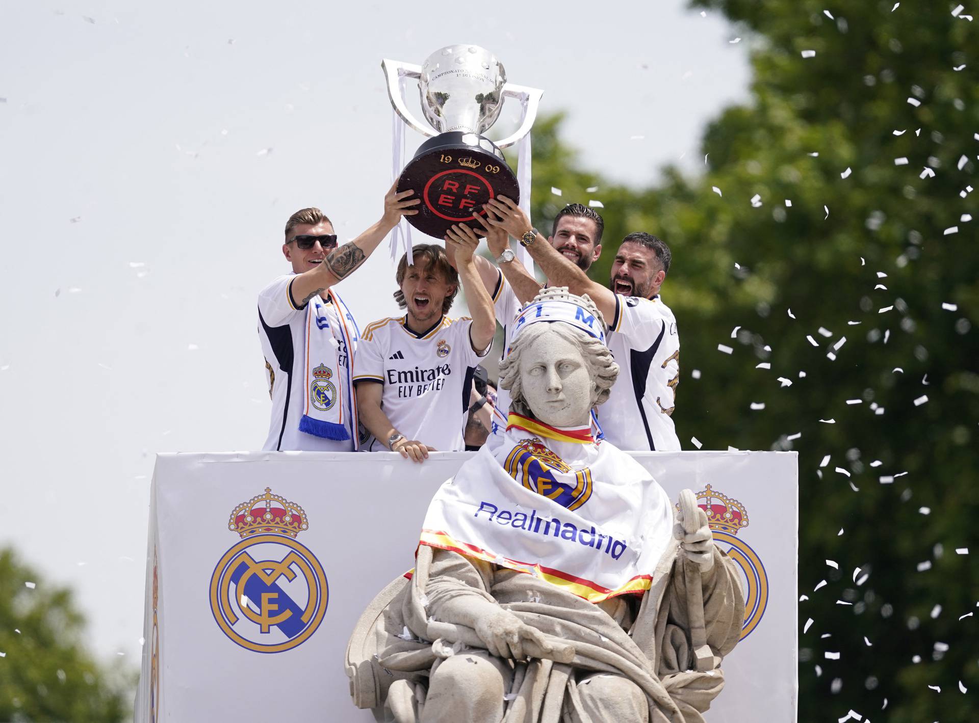 LaLiga - Real Madrid Celebrate Winning LaLiga