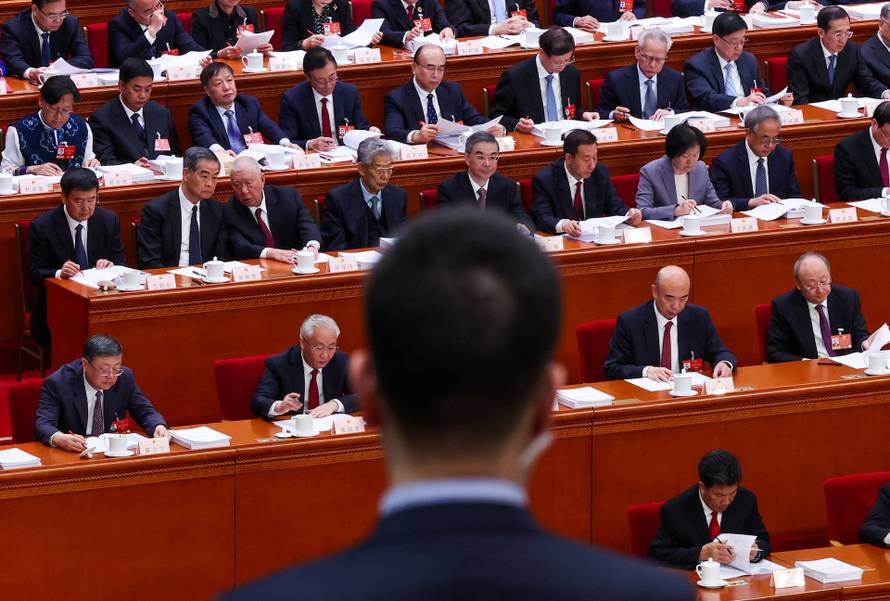 China's NPC opening session at the Great Hall of the People, in Beijing