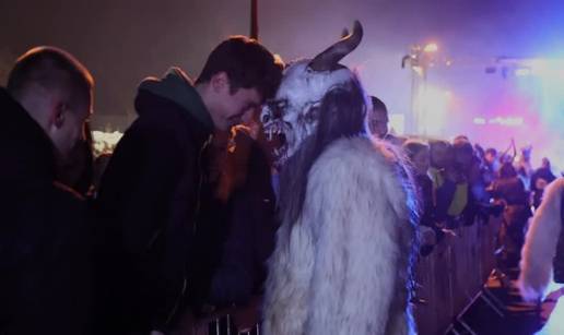 VIDEO Krampusi na paradi u Sloveniji plašili djecu: 'Sve više Hrvata nam dolazi na zabavu'