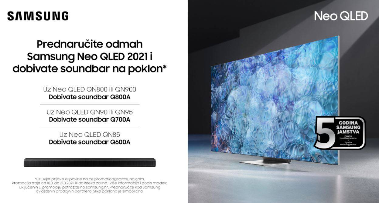 Potrazi za najboljim kućnim kinom je došao kraj: upoznajte Samsung Neo QLED televizore