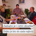 Željko dobio samo riječi pohvale nakon večere: 'Zaslužio je sve desetke, srdačan je i zabavan...'