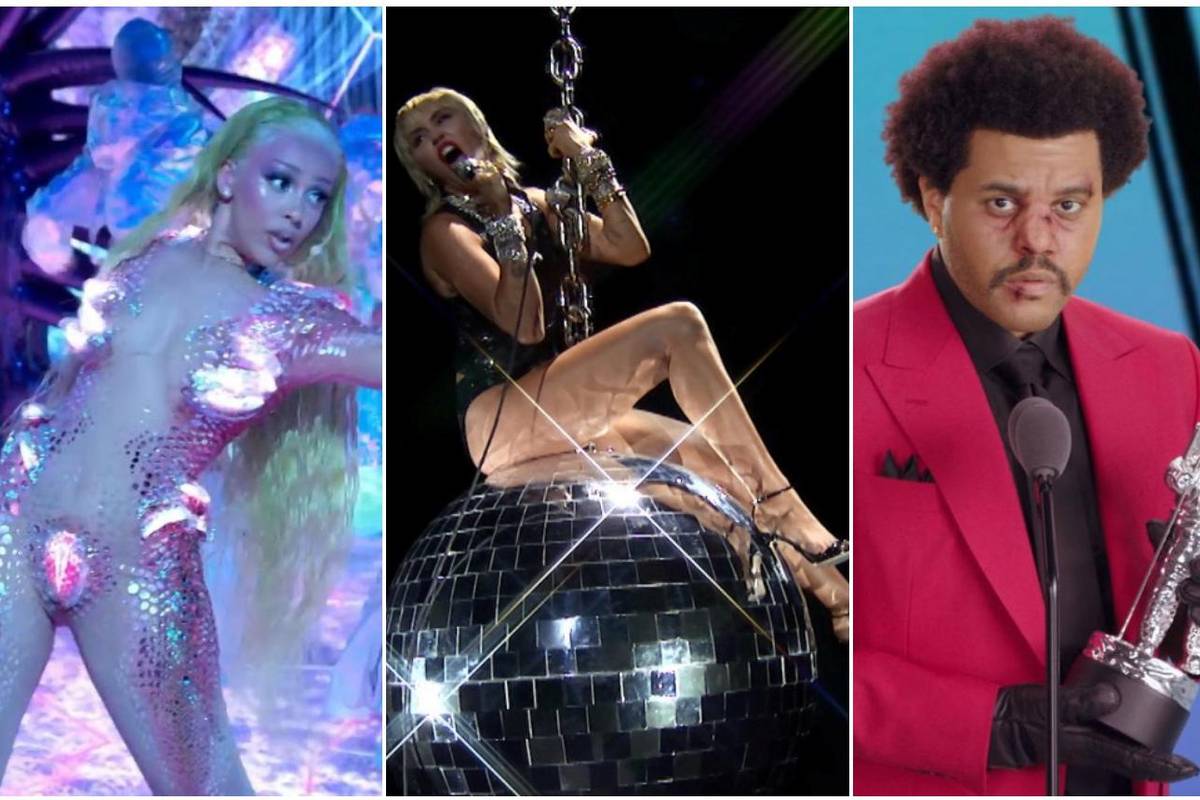 Miley opet zajahala kuglu, The Weeknd došao u modricama