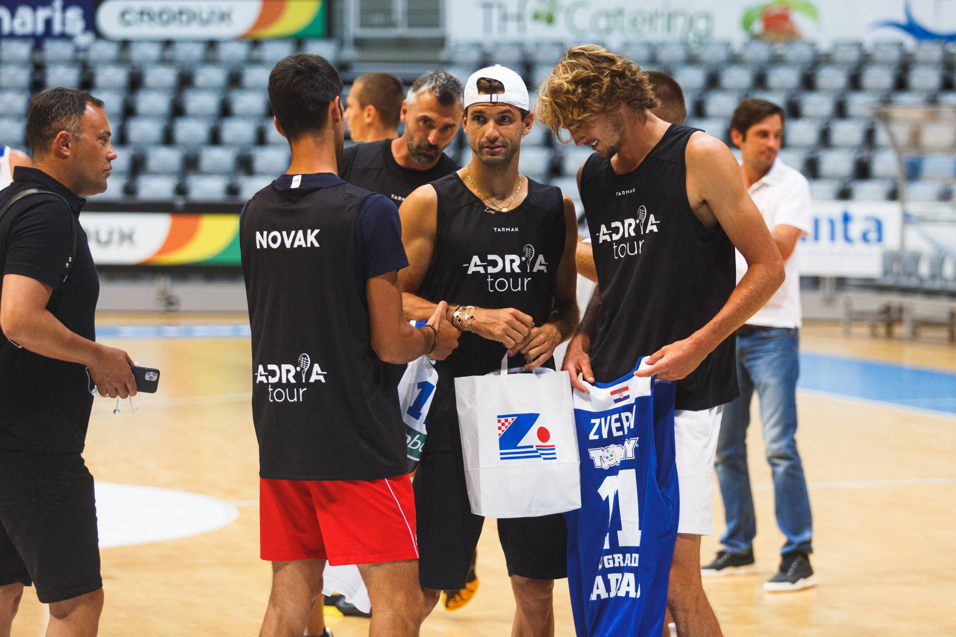 Zadar: Zvijezde Adria Toura odigrale košarku s igračima KK Zadar