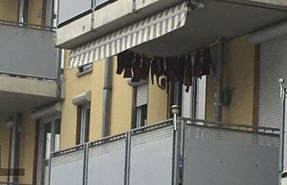 Videovijesti: Zagorac objesio kobase na balkon u Münchenu