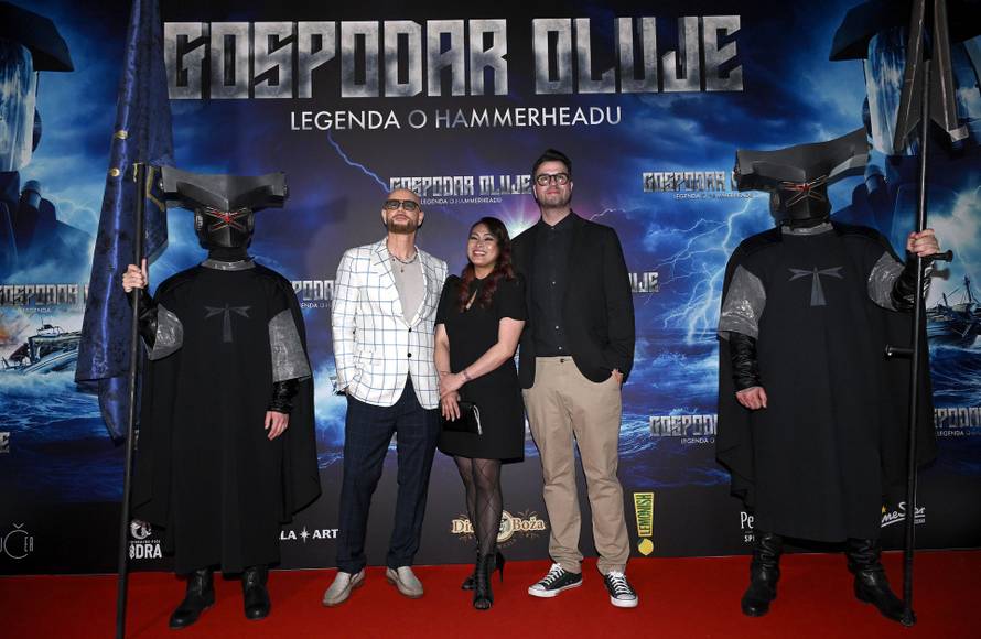 Zagreb: Premijera filma, Gospodar oluje, legenda o Hammerheadu