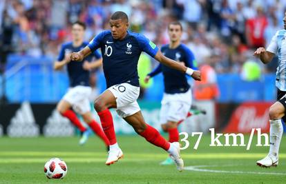 'Speedy Gonzales': Mbappe u suludom sprintu od 37 km/h!