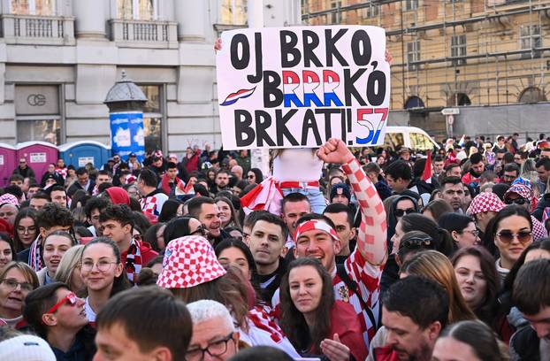 Zagreb: Svečani doček rukometaša nakon osvojenog srebra na Svjetskom prvenstvu