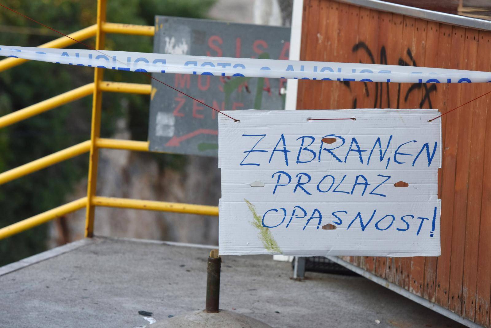 Izgorio kiosk na Å¡ibenskoj trÅ¾nici