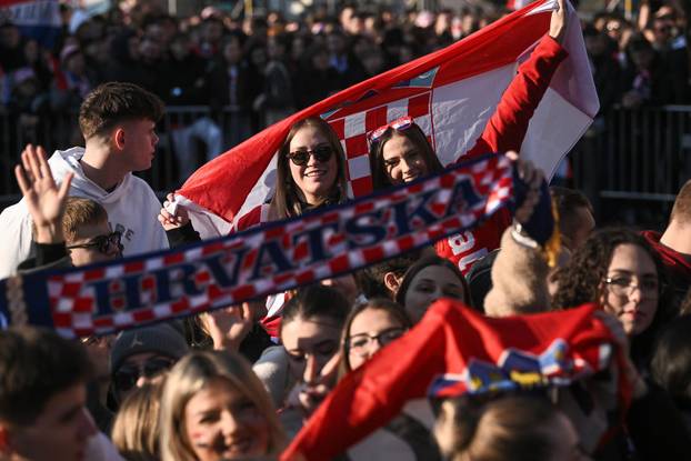 Zagreb: Svečani doček rukometaša nakon osvojenog srebra na Svjetskom prvenstvu