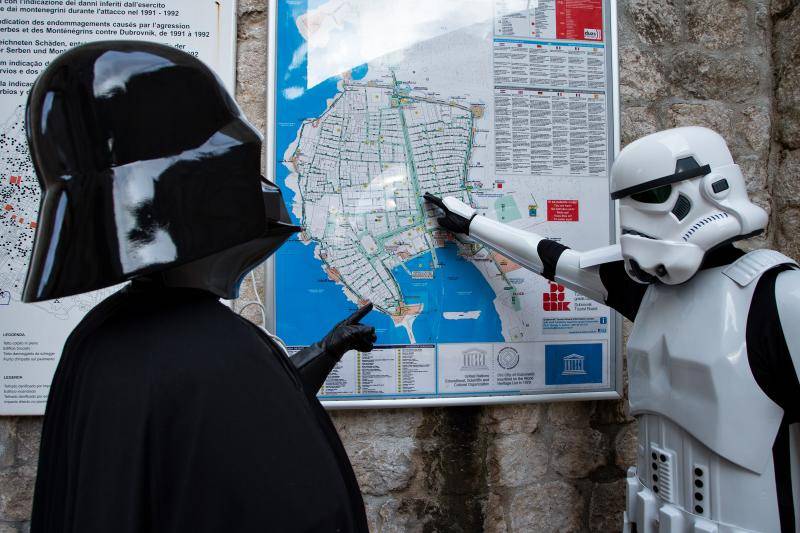 Darth Vader je na Stradunu: Neka Sila bude s gosparima