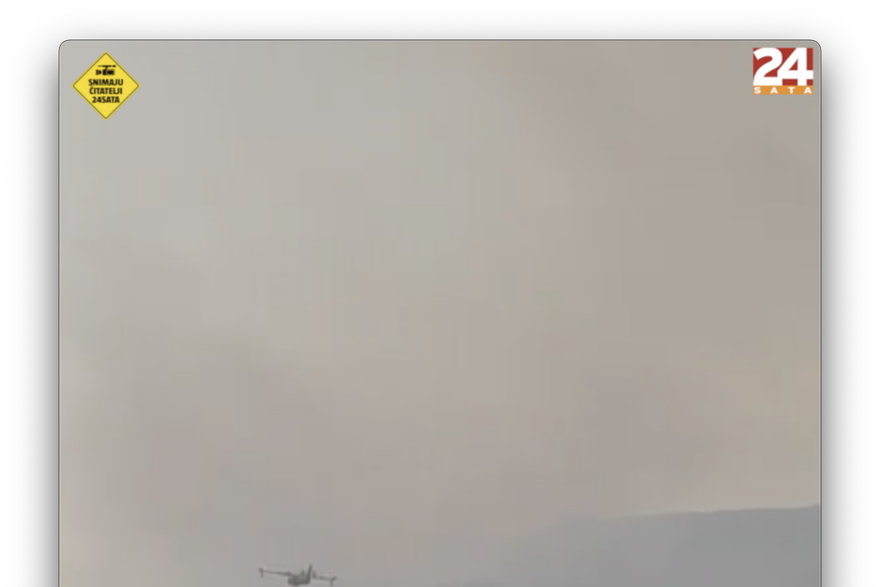 Kanaderi gase požar kod Trogira