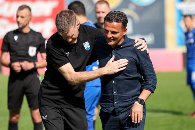 Koprivnica: Utakmica izme&dstrok;u NK Slaven Belupo i NK Osijek u 33. kolu Prve HNL