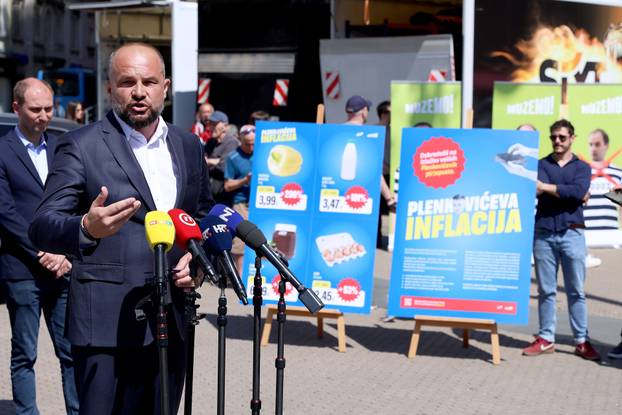 Zagreb: SDP i Možemo još jednom o "Plenkovićevoj inflaciji", HDZ došao na presicu